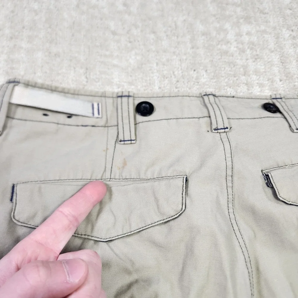Vintage No Boundaries Cargo Pants Men 32x32 Baggy Paratrooper Wide Leg Y2K Trip - Picture 3 of 15